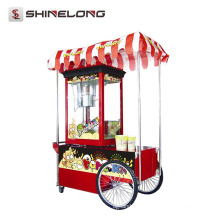 CE comercial con sabor comercial Popping Popcorn carro para la venta